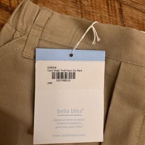Bella Bliss Twill Khacki Pants NEW WITH TAGS